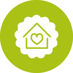 House with Heart Logo
