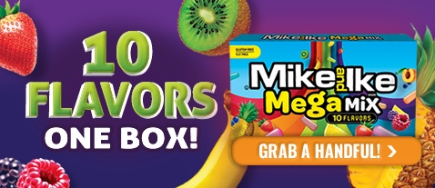 Mike and Ike Mega Mix - 10 Flavors One Box