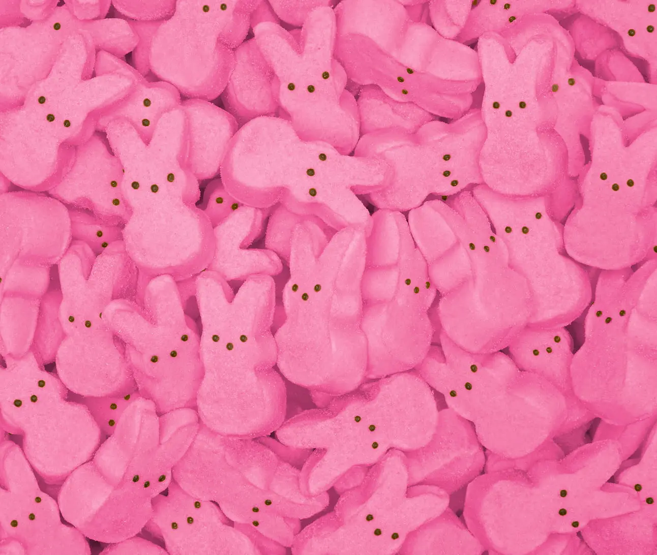 A pile of pink marshmallows