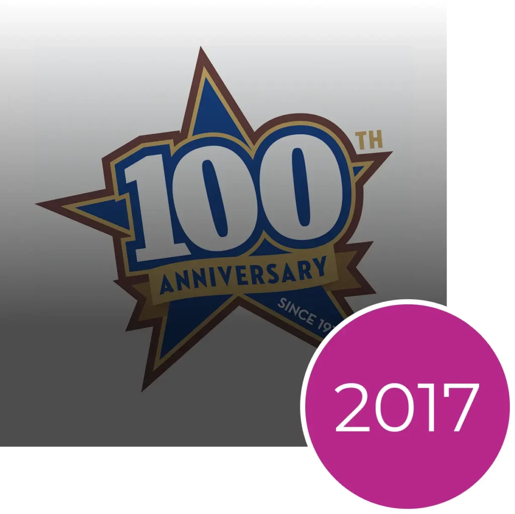 100 anniversary logo