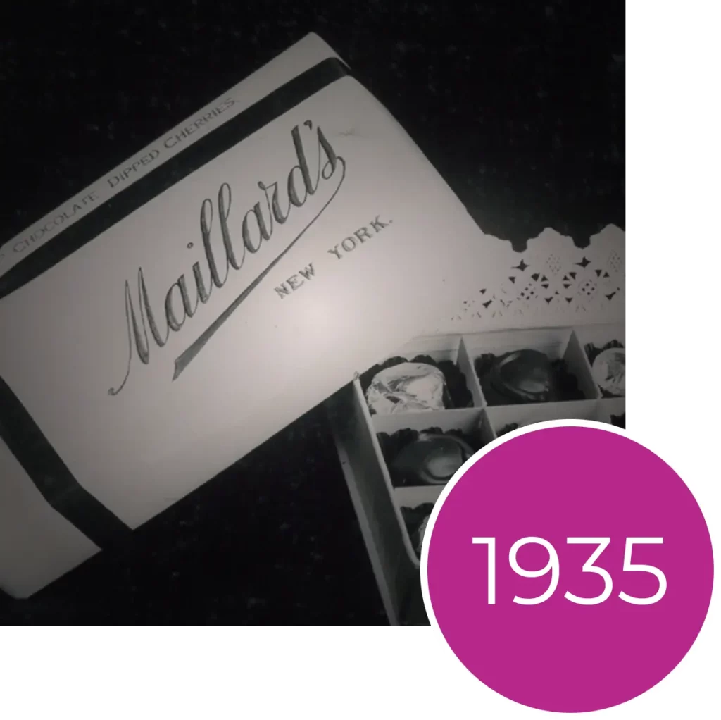 Vintage Maillard's chocolate advertisement