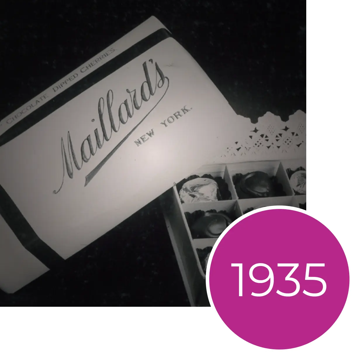 Vintage Maillard's chocolate advertisement